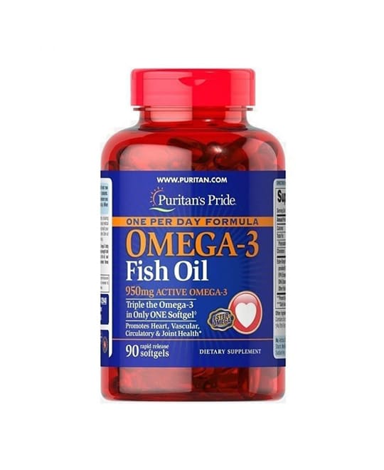 Omega-3 Fish Oil (950 mg Active Omega-3) от Puritan's Pride