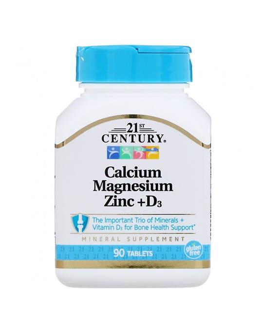 Calcium Magnesium Zinc + D3 от 21st Century