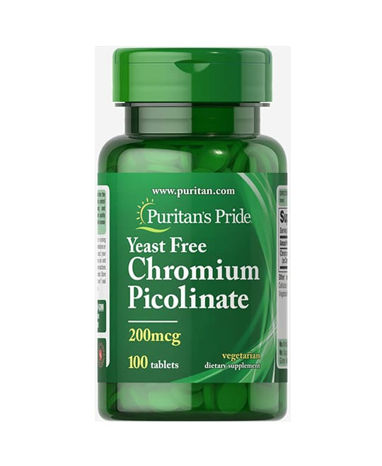 Chromium Picolinate 200 mcg Yeast Free от Puritan's Pride