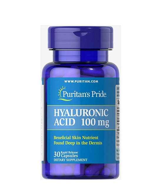 Hyaluronic Acid (100 mg) 30 капсул от Puritan's Pride
